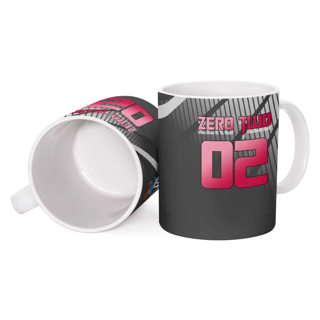 Zero Two Ceramic Mug Sci-Fi Anime Sports Crossover Style