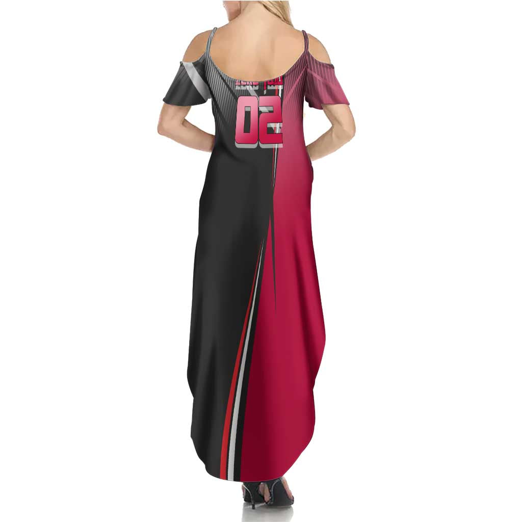 Zero Two Family Matching Summer Maxi Dress and Hawaiian Shirt Sci-Fi Anime Sports Crossover Style