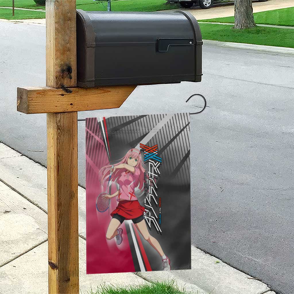 Zero Two Garden Flag Sci-Fi Anime Sports Crossover Style