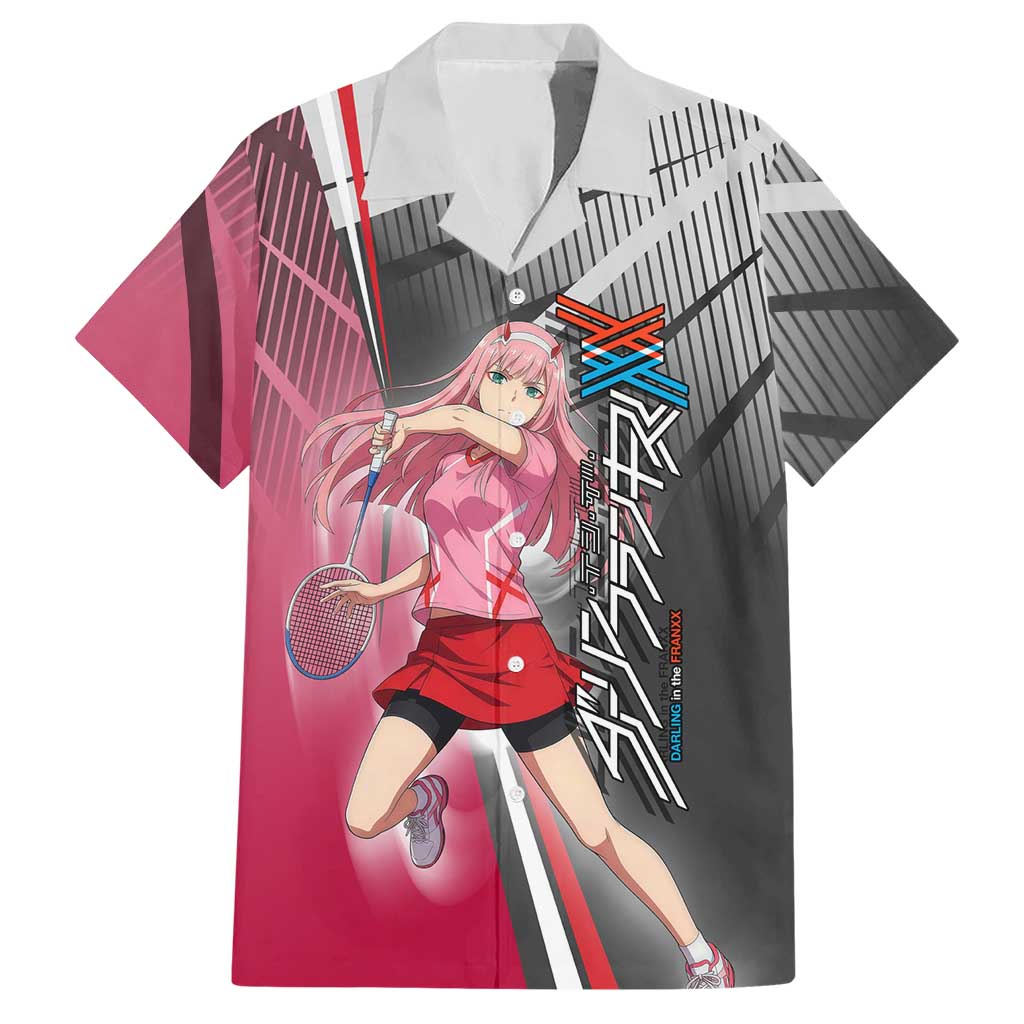 Zero Two Hawaiian Shirt Sci-Fi Anime Sports Crossover Style
