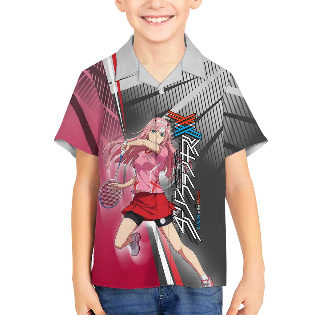 Zero Two Hawaiian Shirt Sci-Fi Anime Sports Crossover Style