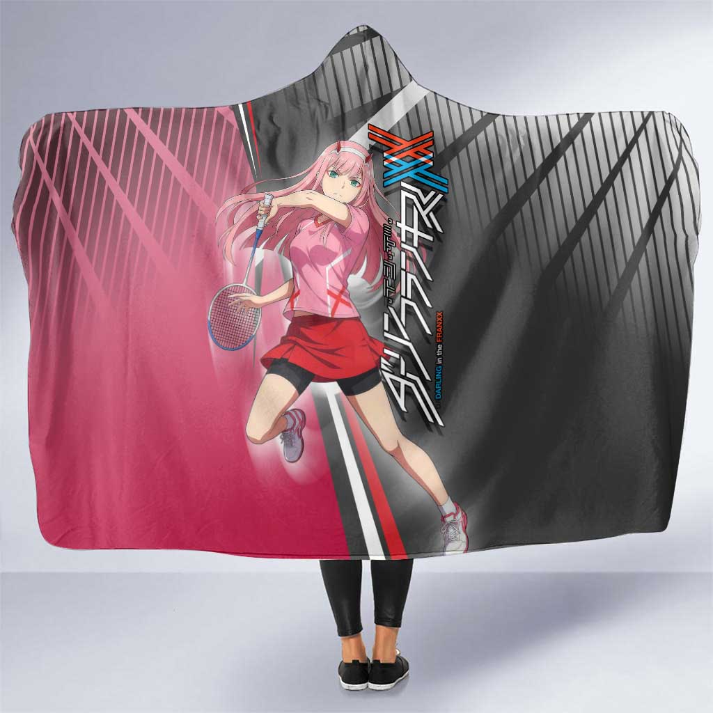 Zero Two Hooded Blanket Sci-Fi Anime Sports Crossover Style