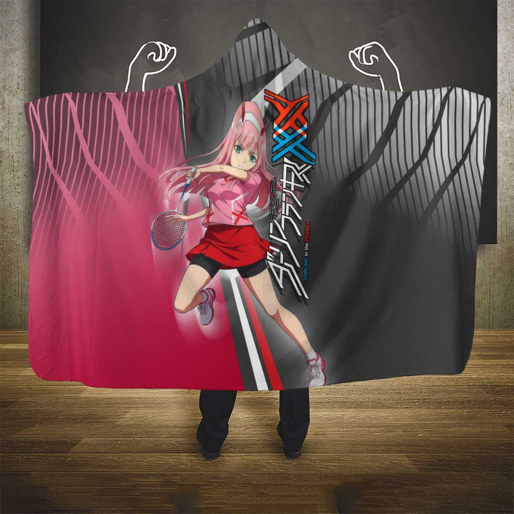 Zero Two Hooded Blanket Sci-Fi Anime Sports Crossover Style