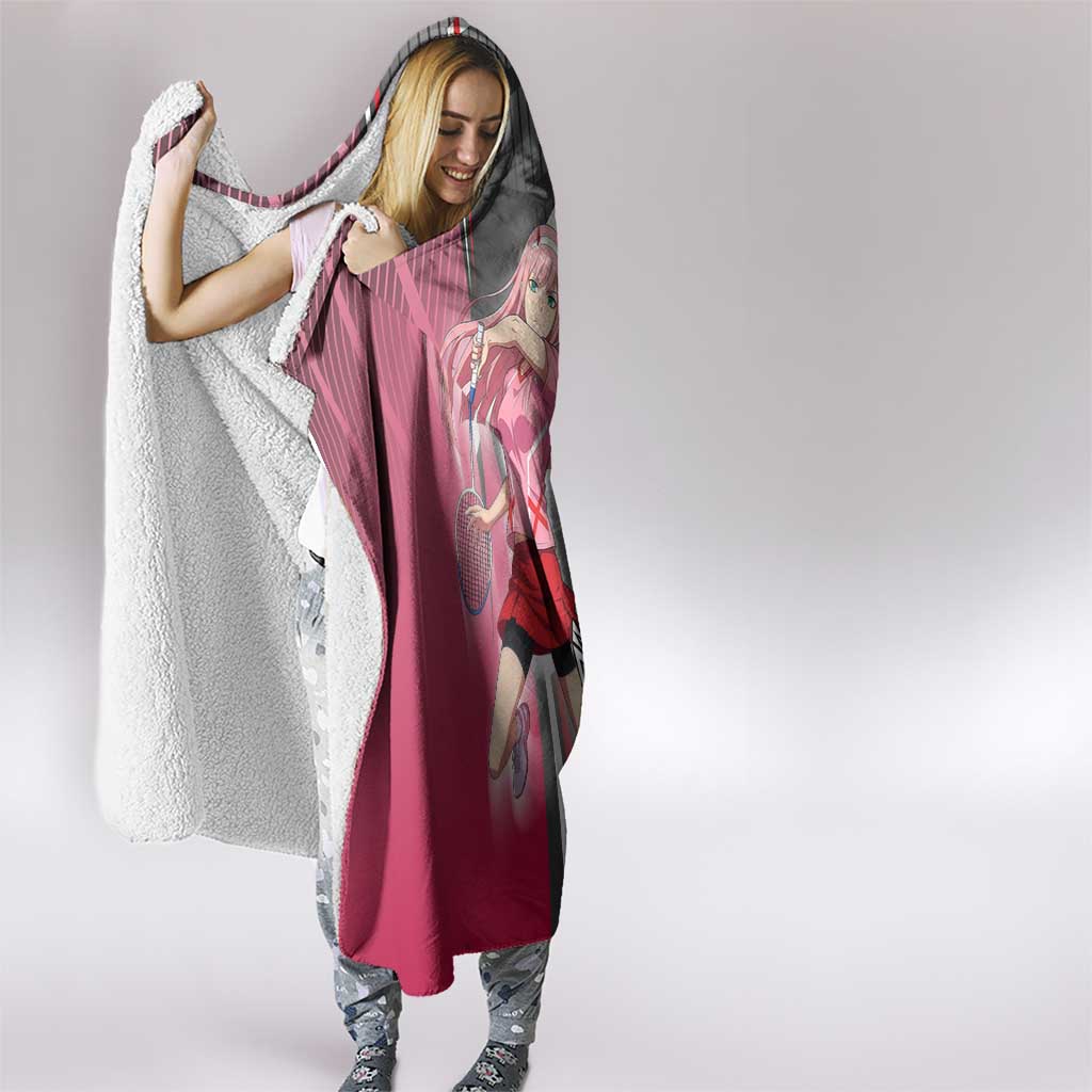 Zero Two Hooded Blanket Sci-Fi Anime Sports Crossover Style