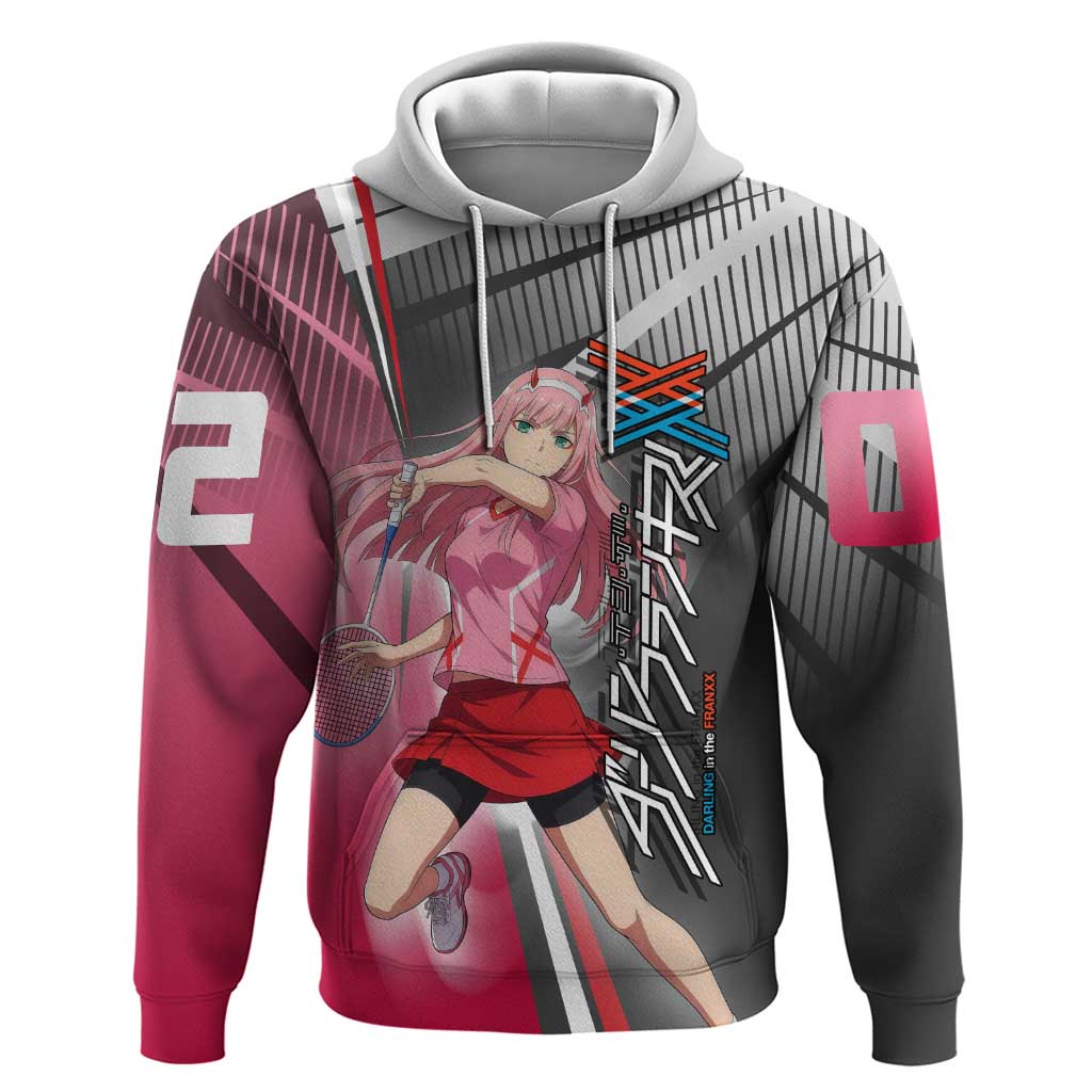 Zero Two Hoodie Sci-Fi Anime Sports Crossover Style