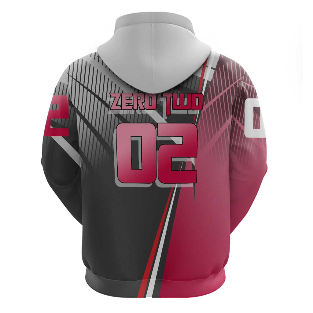 Zero Two Hoodie Sci-Fi Anime Sports Crossover Style