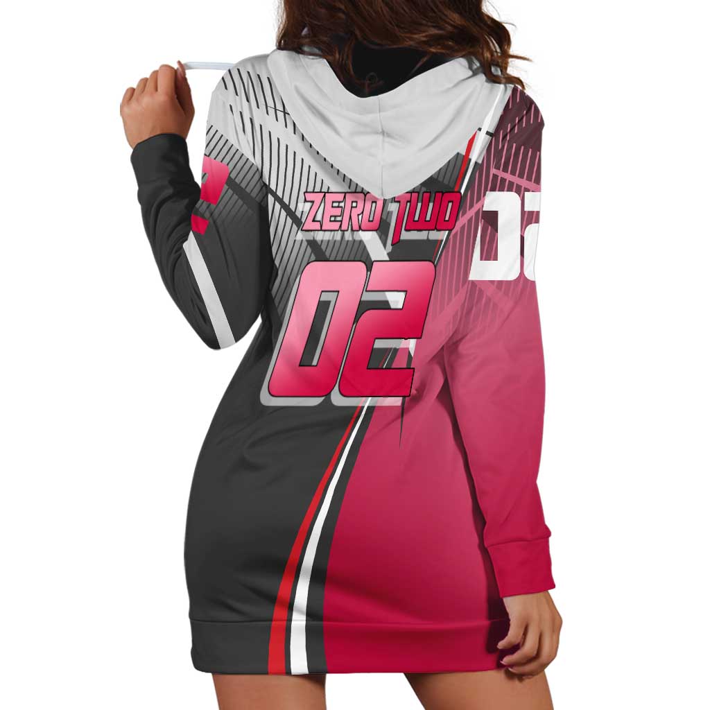 Zero Two Hoodie Dress Sci-Fi Anime Sports Crossover Style