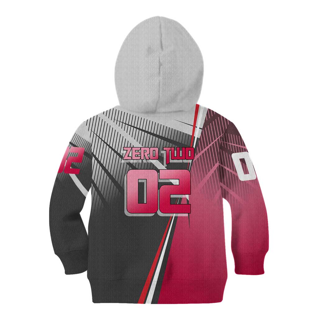 Zero Two Kid Hoodie Sci-Fi Anime Sports Crossover Style