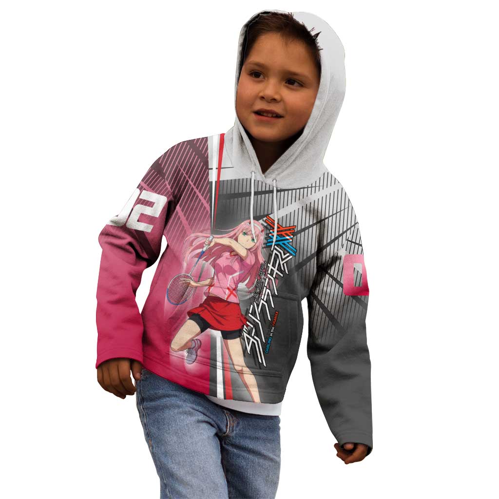 Zero Two Kid Hoodie Sci-Fi Anime Sports Crossover Style