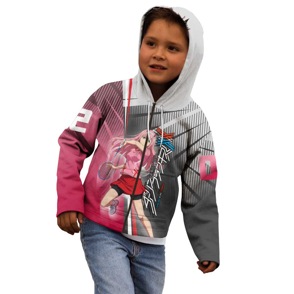 Zero Two Kid Hoodie Sci-Fi Anime Sports Crossover Style