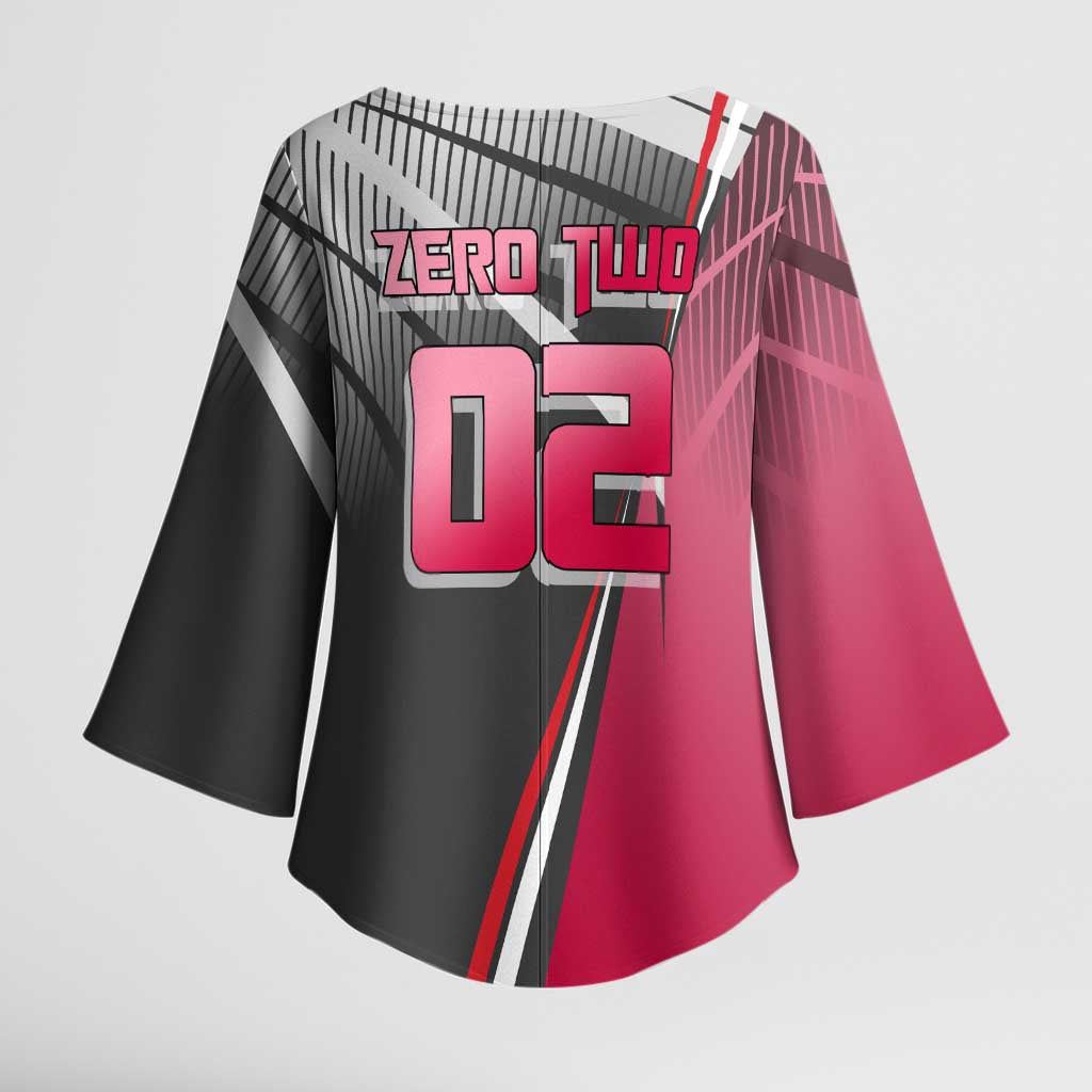 Zero Two Kimono Sleeve Blouse Sci-Fi Anime Sports Crossover Style