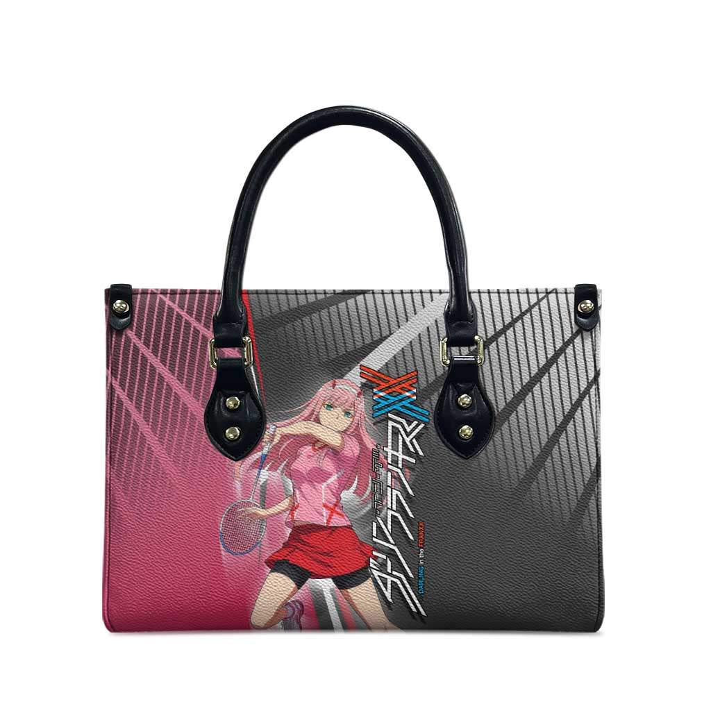 Zero Two Leather Bag Sci-Fi Anime Sports Crossover Style