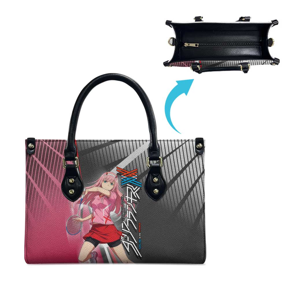 Zero Two Leather Bag Sci-Fi Anime Sports Crossover Style