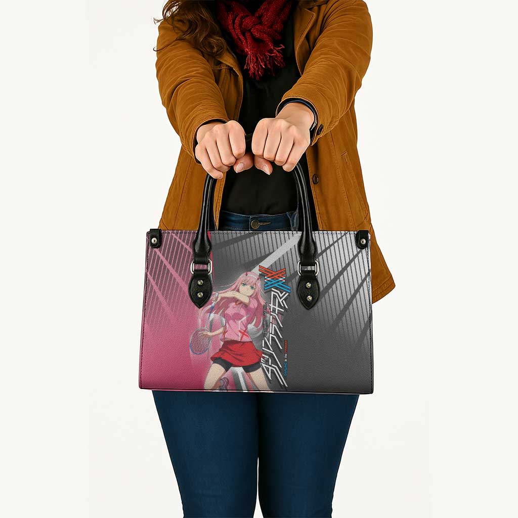 Zero Two Leather Bag Sci-Fi Anime Sports Crossover Style
