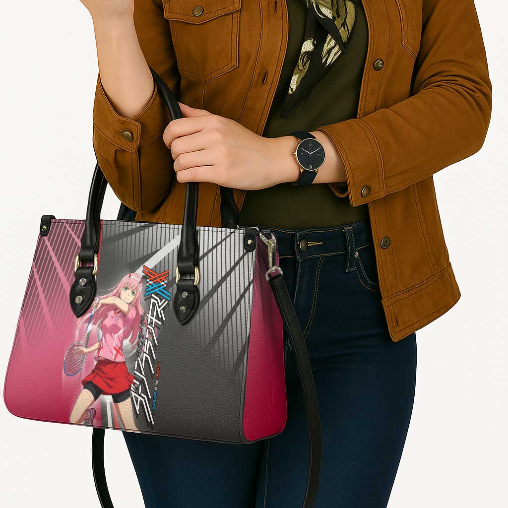 Zero Two Leather Bag Sci-Fi Anime Sports Crossover Style