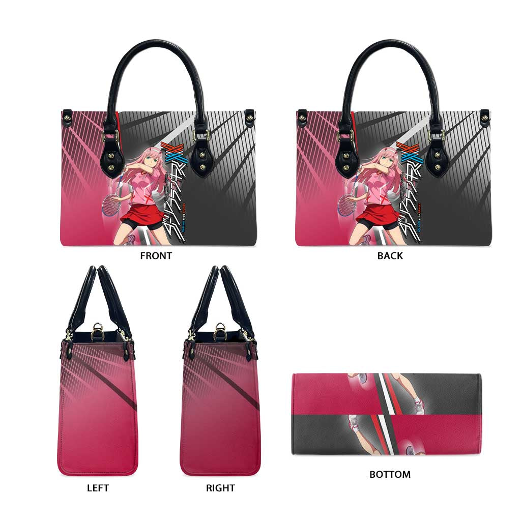 Zero Two Leather Bag Sci-Fi Anime Sports Crossover Style