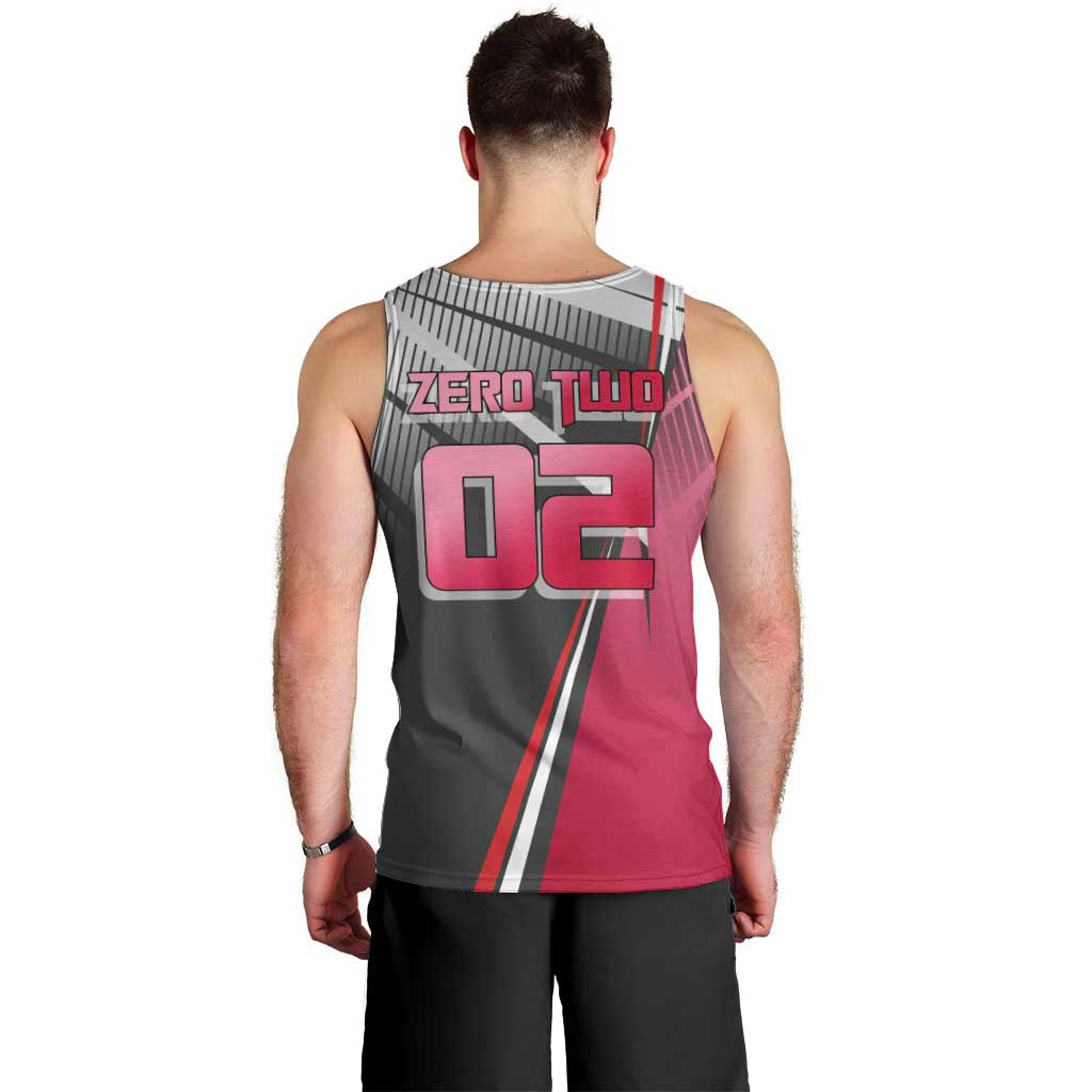 Zero Two Men Tank Top Sci-Fi Anime Sports Crossover Style