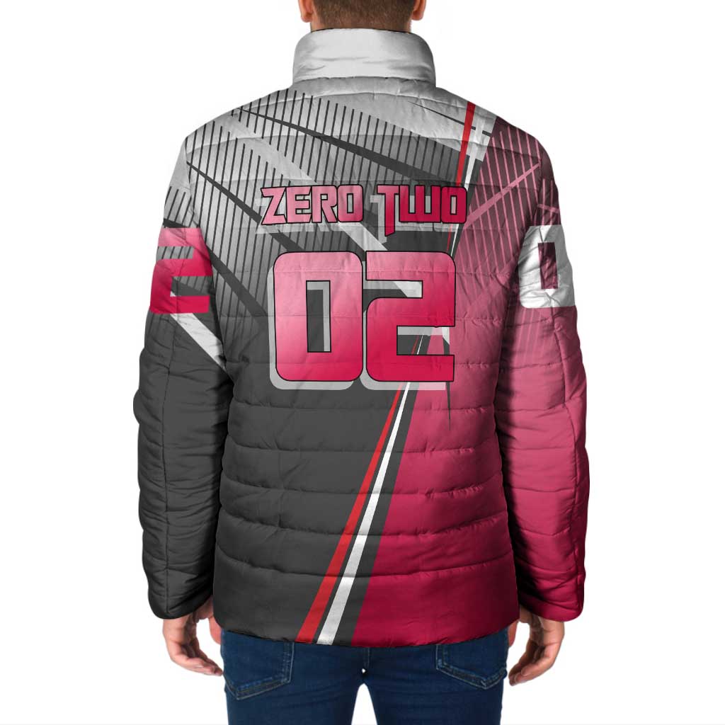 Zero Two Padded Jacket Sci-Fi Anime Sports Crossover Style