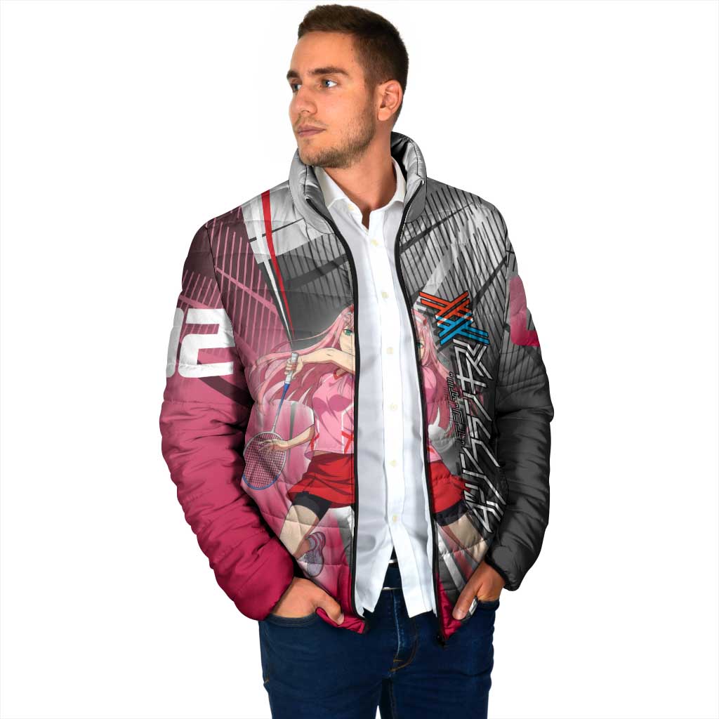 Zero Two Padded Jacket Sci-Fi Anime Sports Crossover Style
