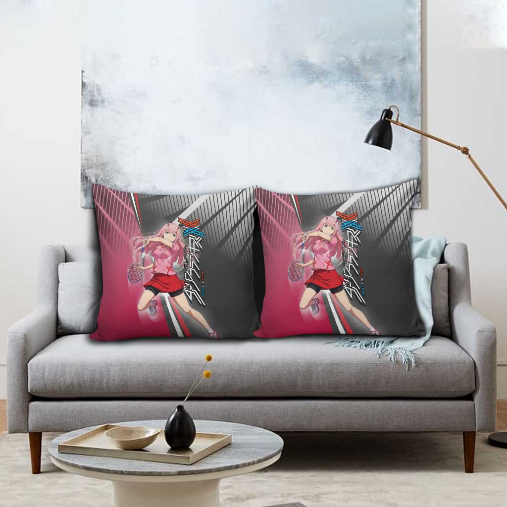 Zero Two Pillow Cover Sci-Fi Anime Sports Crossover Style