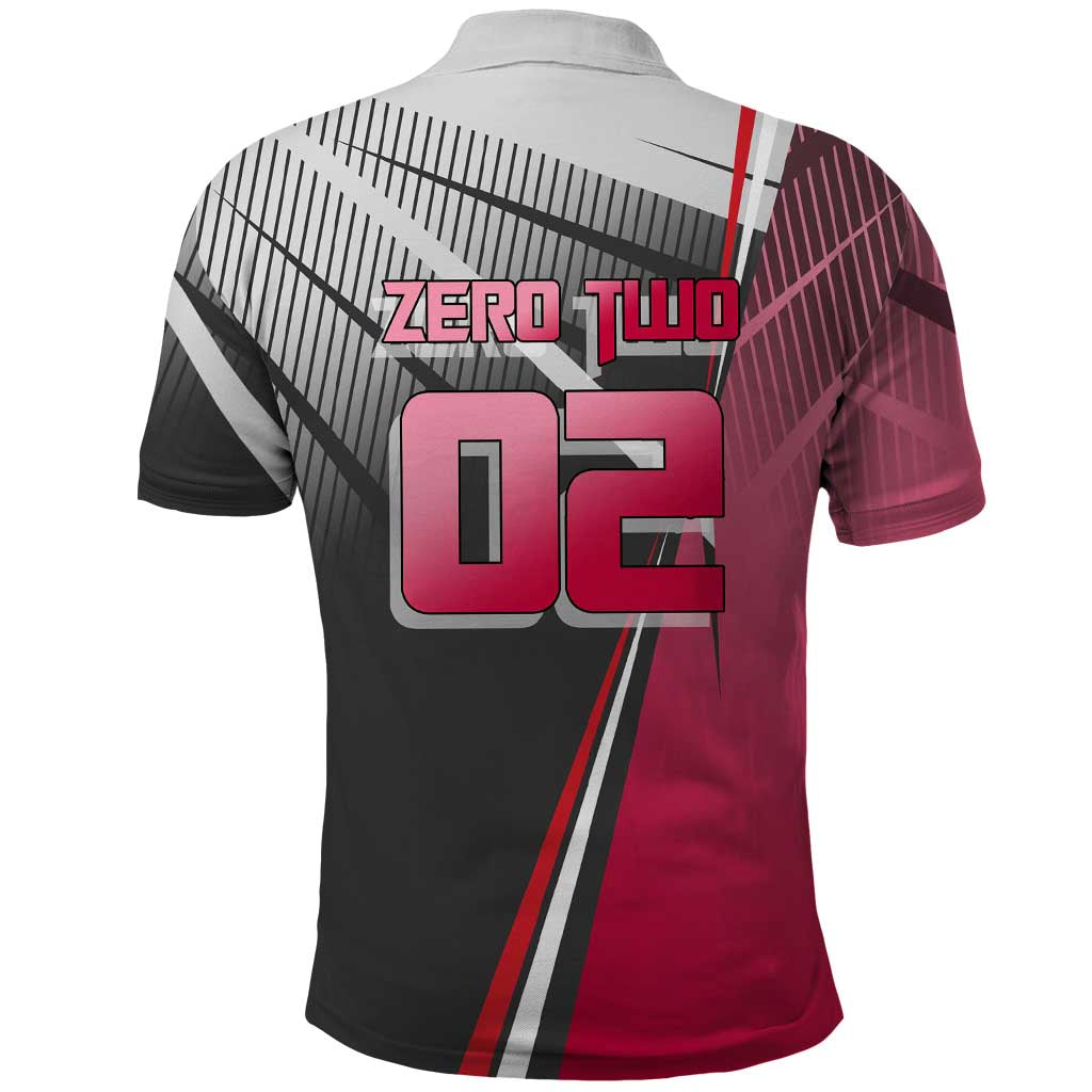 Zero Two Polo Shirt Sci-Fi Anime Sports Crossover Style