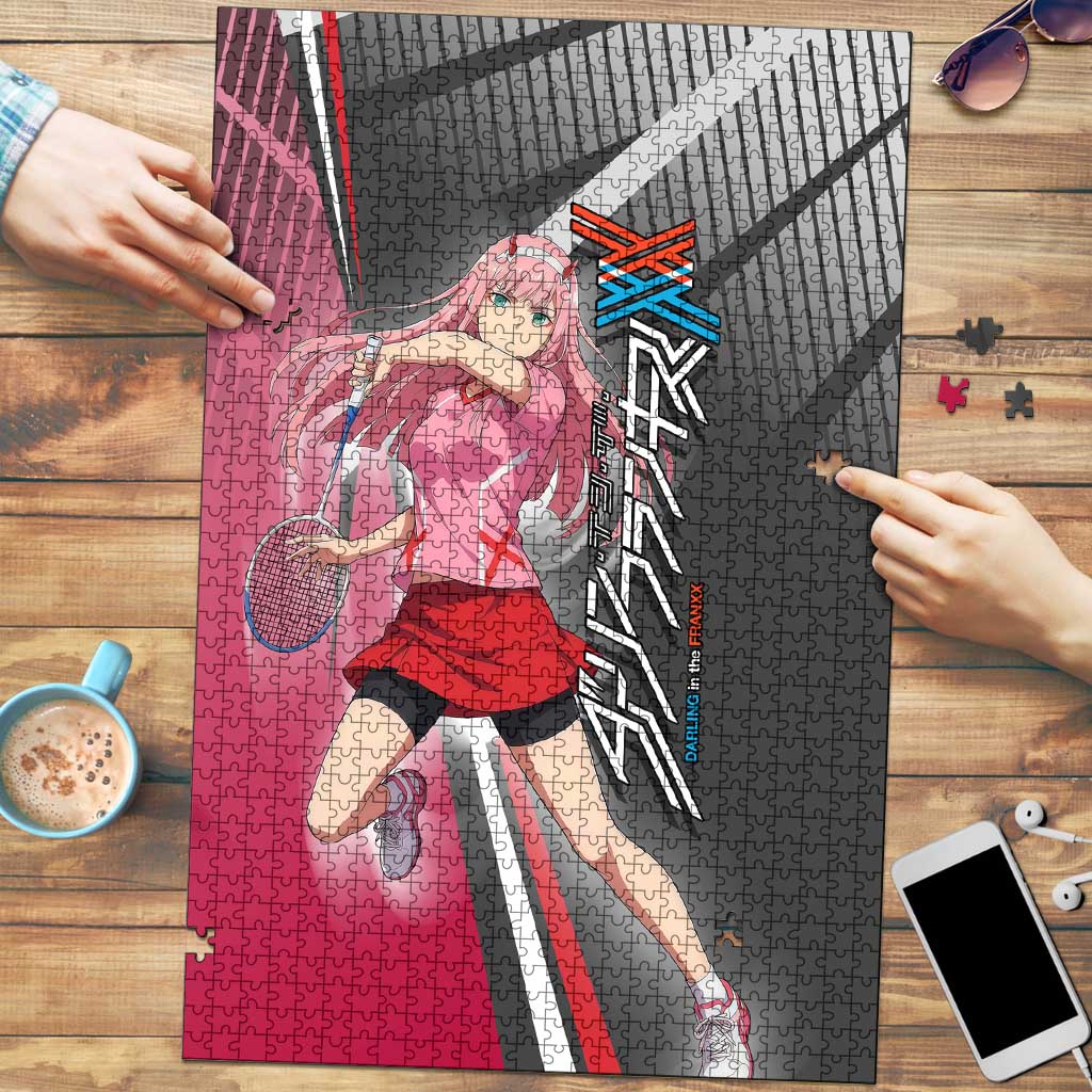 Zero Two Puzzle Sci-Fi Anime Sports Crossover Style