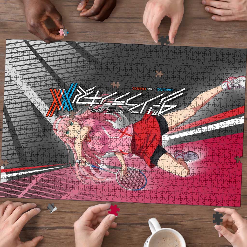 Zero Two Puzzle Sci-Fi Anime Sports Crossover Style