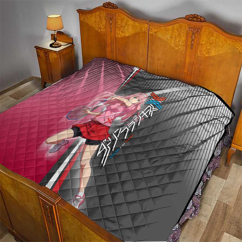 Zero Two Quilt Sci-Fi Anime Sports Crossover Style
