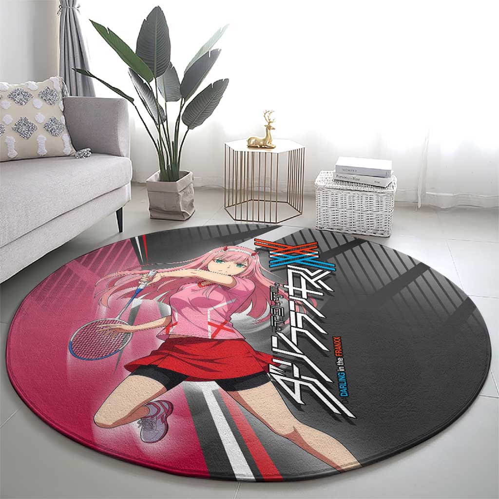 Zero Two Round Carpet Sci-Fi Anime Sports Crossover Style