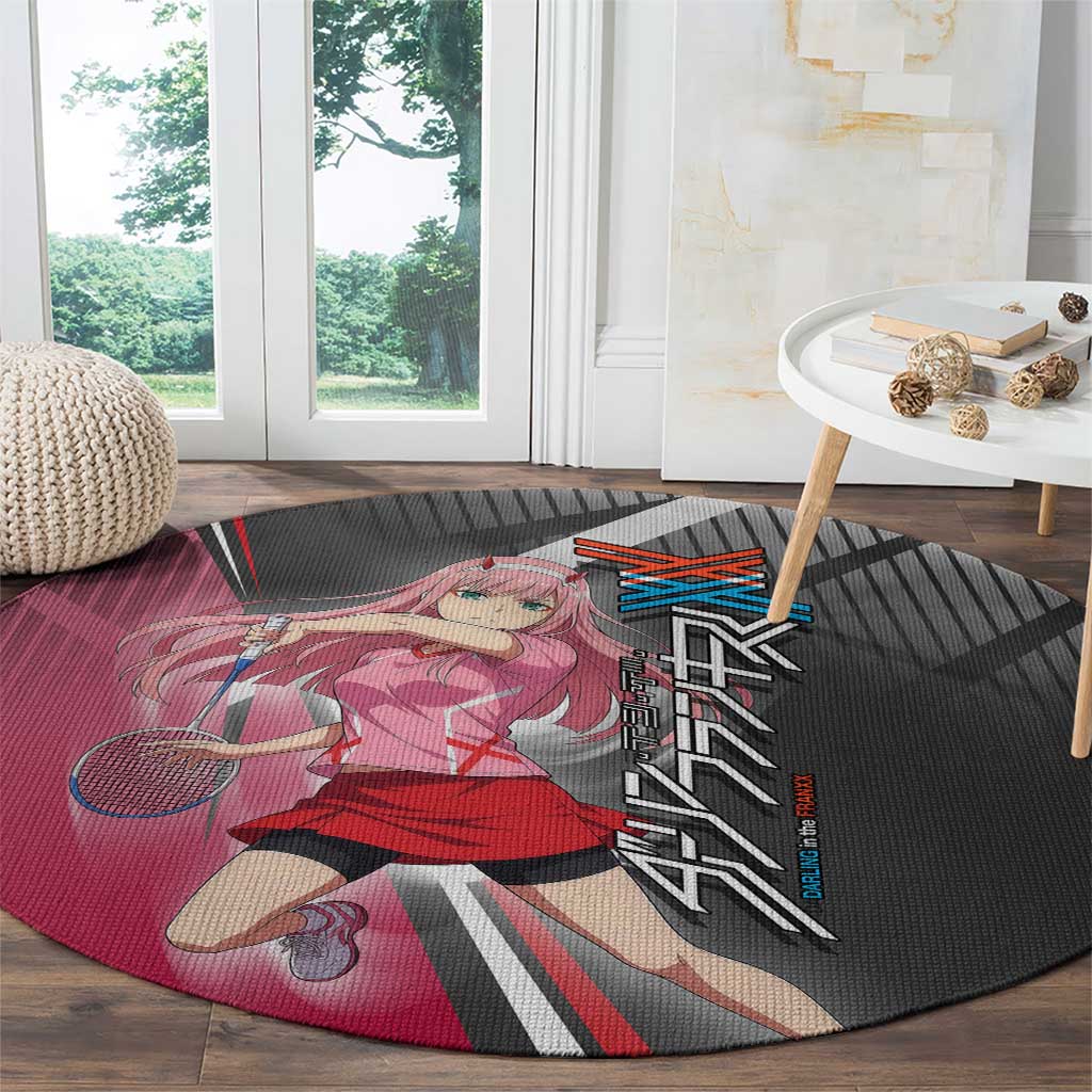 Zero Two Round Carpet Sci-Fi Anime Sports Crossover Style