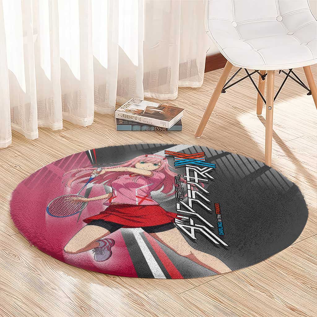 Zero Two Round Carpet Sci-Fi Anime Sports Crossover Style