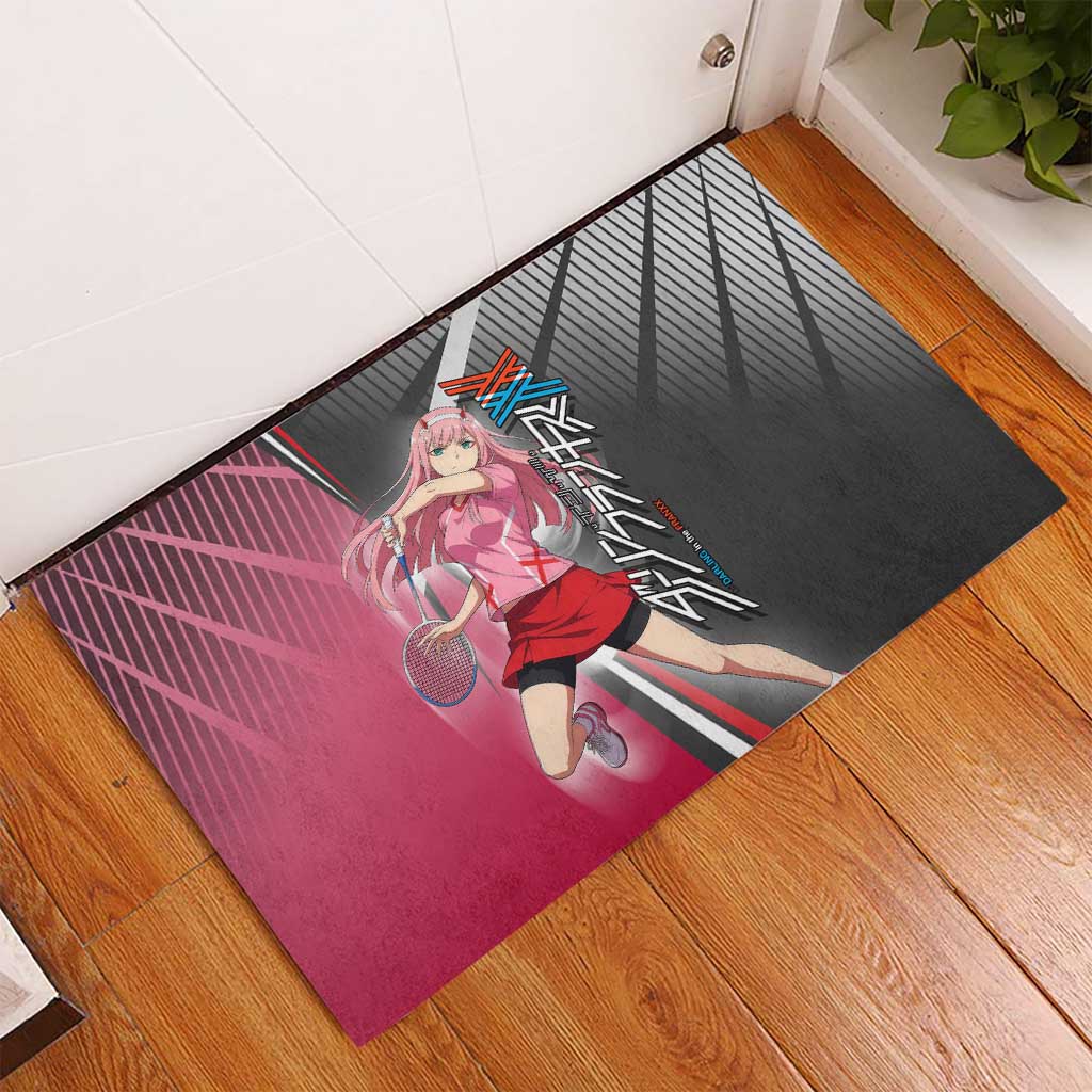 Zero Two Rubber Doormat Sci-Fi Anime Sports Crossover Style