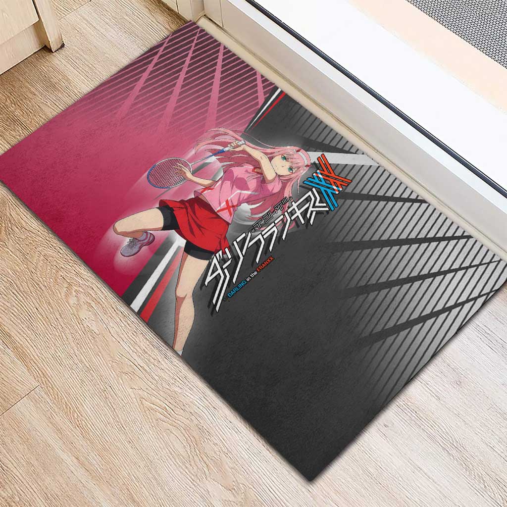 Zero Two Rubber Doormat Sci-Fi Anime Sports Crossover Style