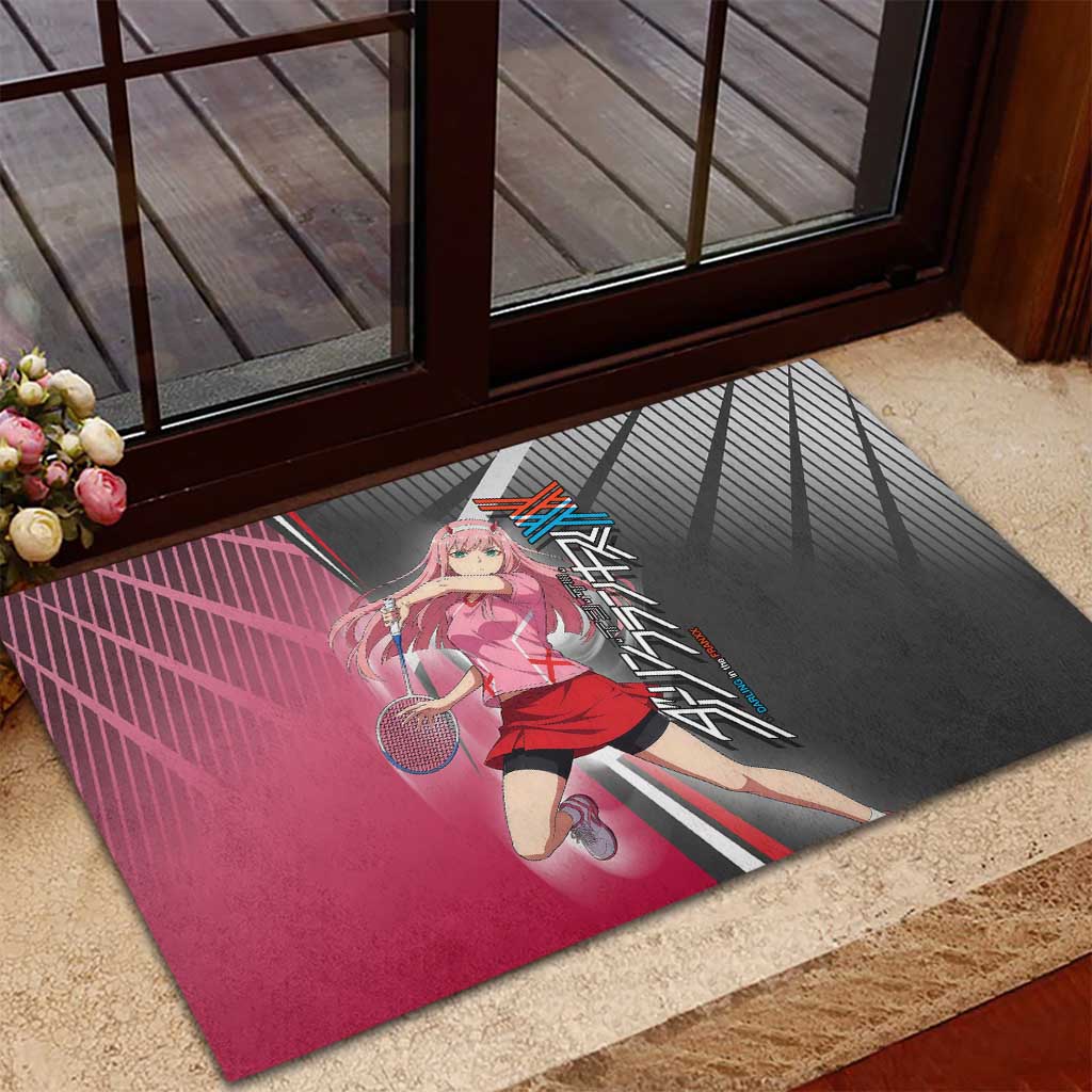 Zero Two Rubber Doormat Sci-Fi Anime Sports Crossover Style