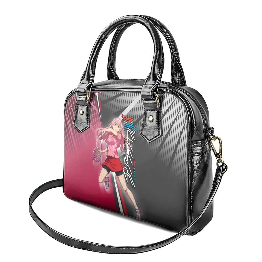 Zero Two Shoulder Handbag Sci-Fi Anime Sports Crossover Style