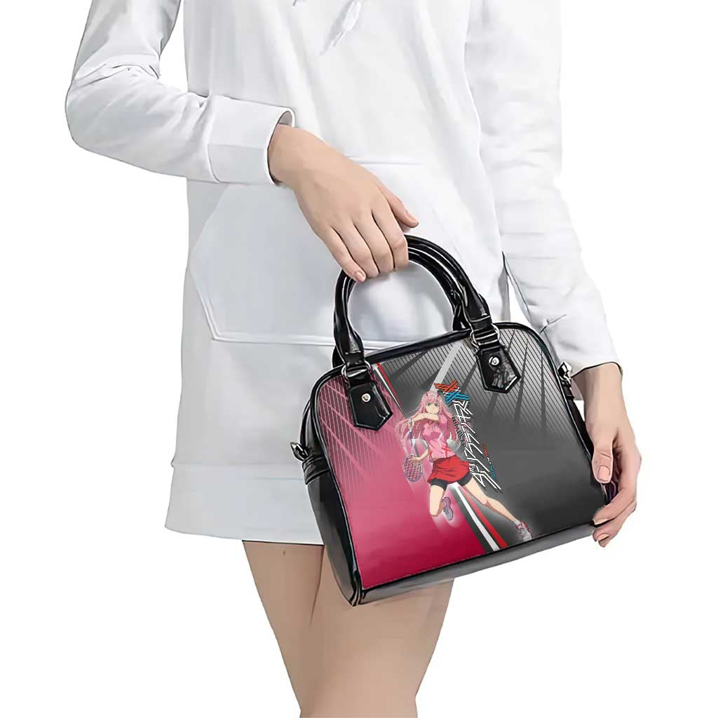Zero Two Shoulder Handbag Sci-Fi Anime Sports Crossover Style