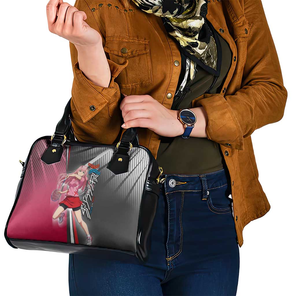 Zero Two Shoulder Handbag Sci-Fi Anime Sports Crossover Style