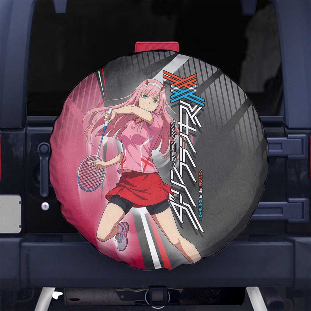 Zero Two Spare Tire Cover Sci-Fi Anime Sports Crossover Style