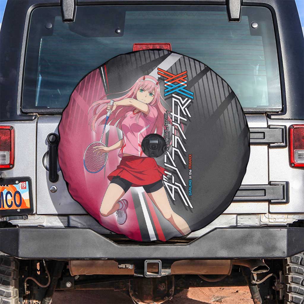 Zero Two Spare Tire Cover Sci-Fi Anime Sports Crossover Style