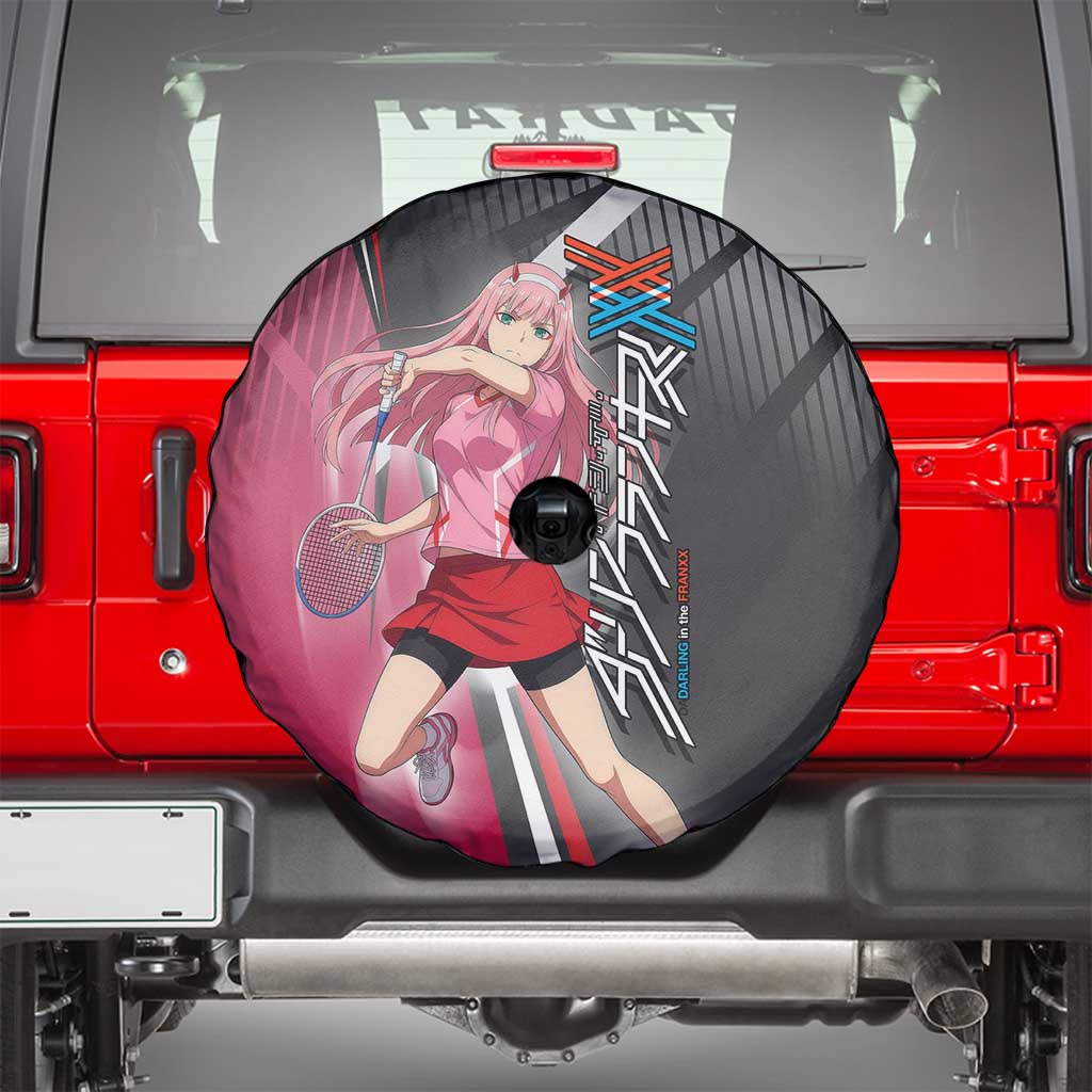 Zero Two Spare Tire Cover Sci-Fi Anime Sports Crossover Style