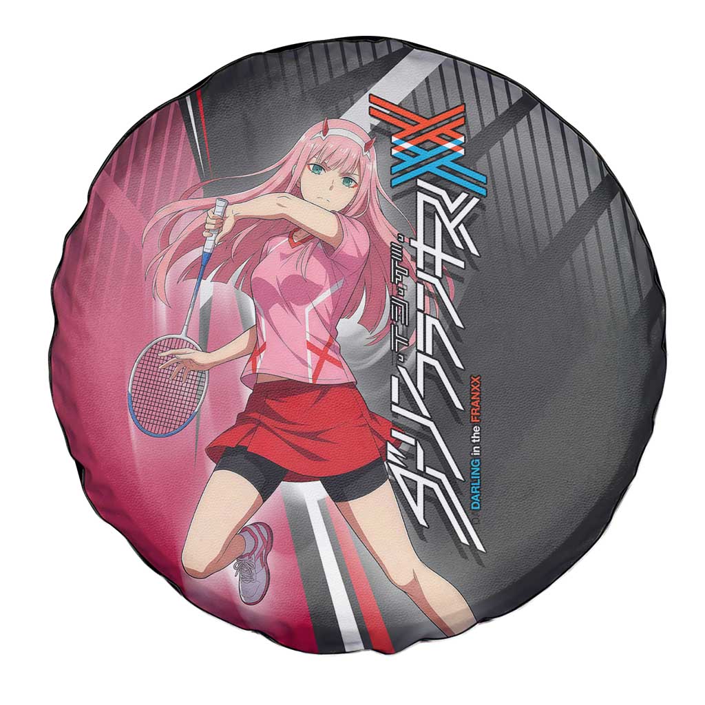 Zero Two Spare Tire Cover Sci-Fi Anime Sports Crossover Style