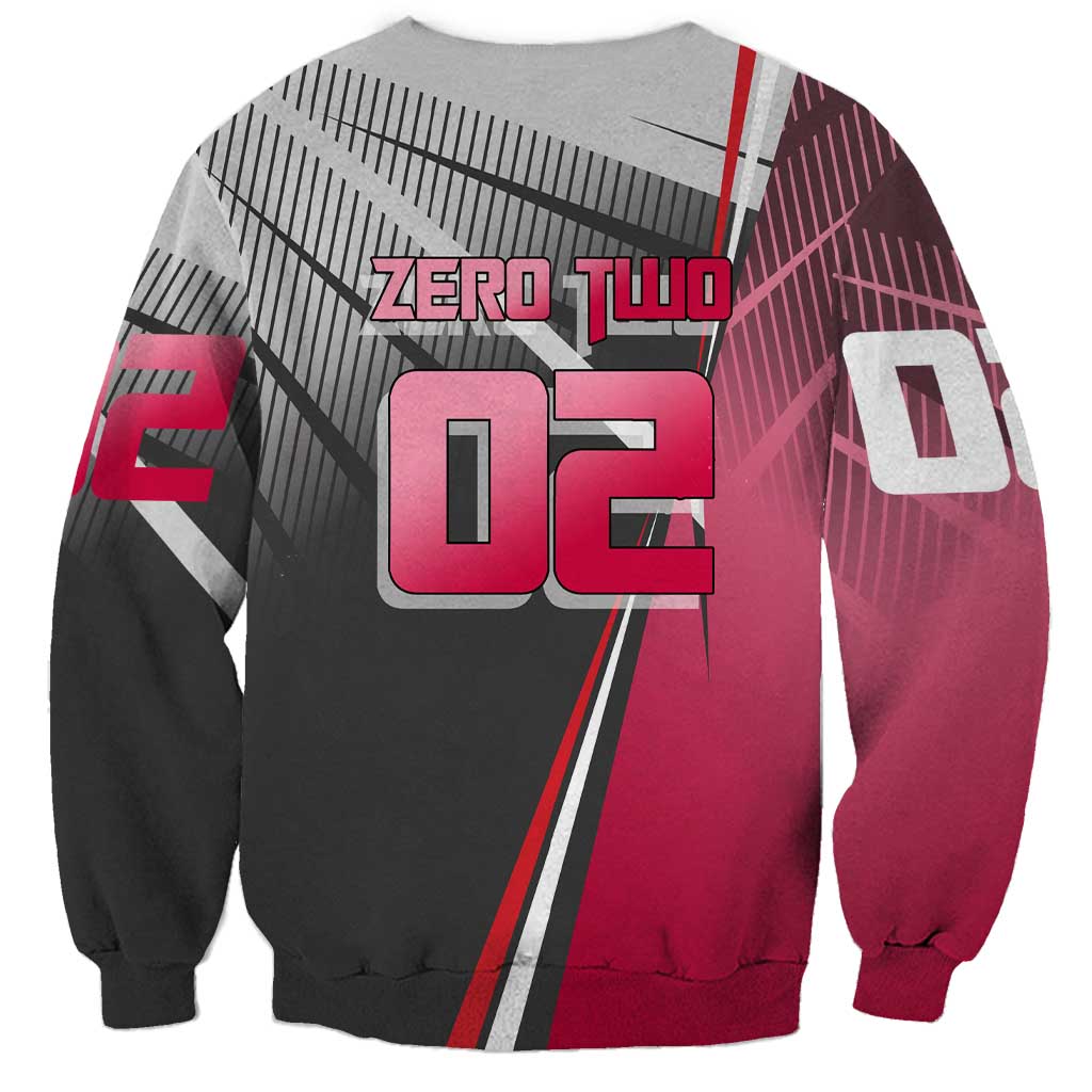 Zero Two Sweatshirt Sci-Fi Anime Sports Crossover Style