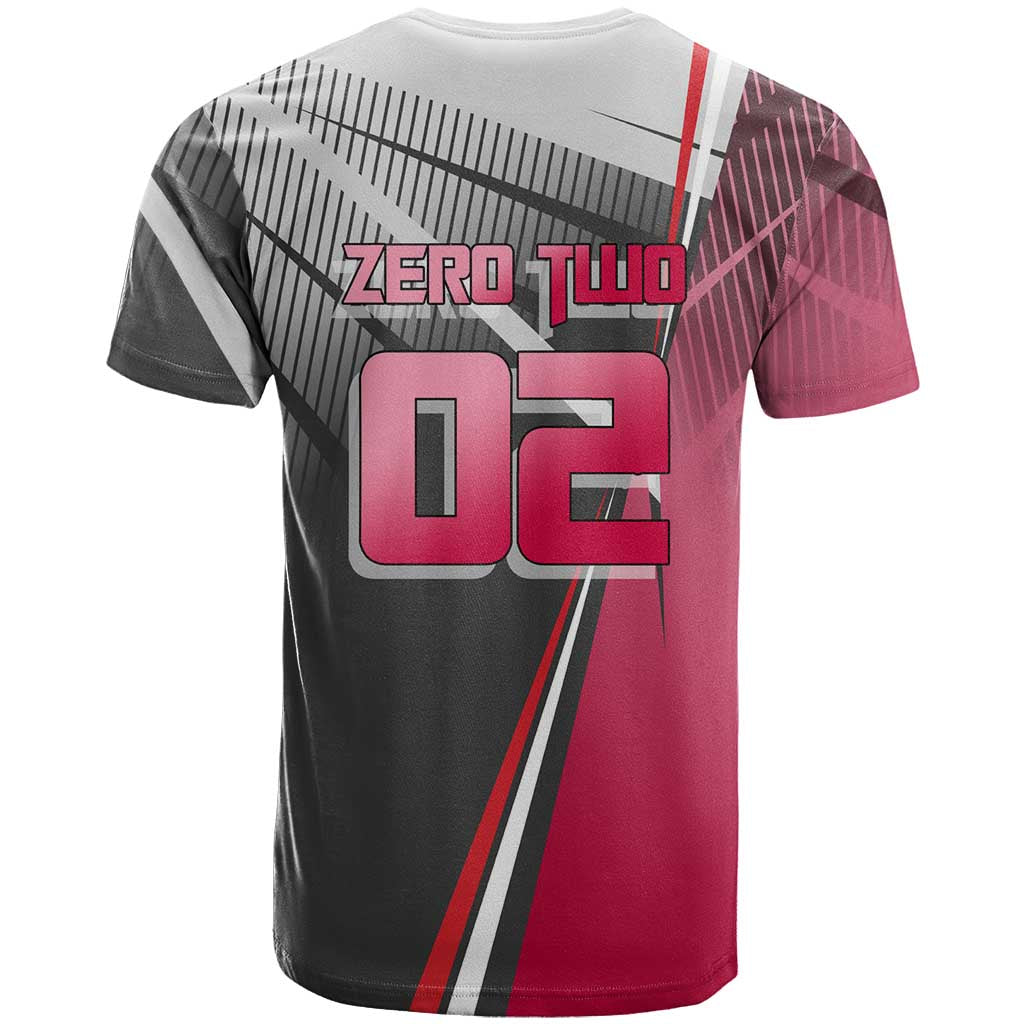 Zero Two T Shirt Sci-Fi Anime Sports Crossover Style