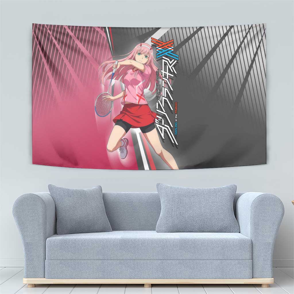 Zero Two Tapestry Sci-Fi Anime Sports Crossover Style