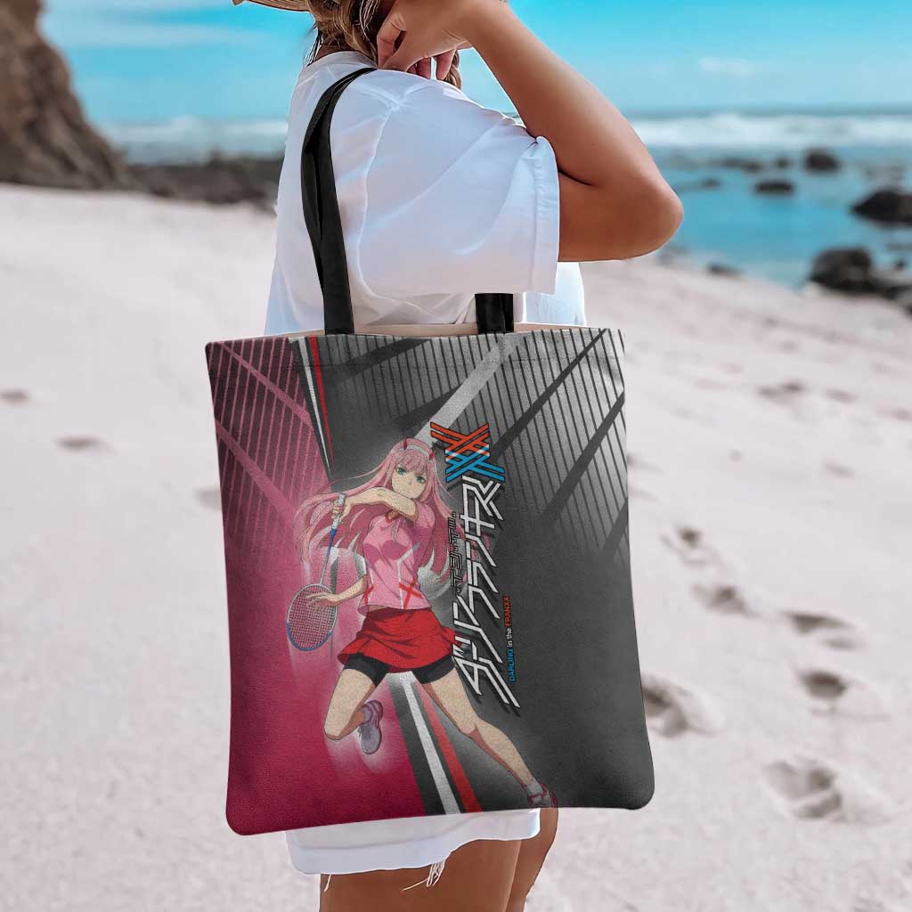 Zero Two Tote Bag Sci-Fi Anime Sports Crossover Style