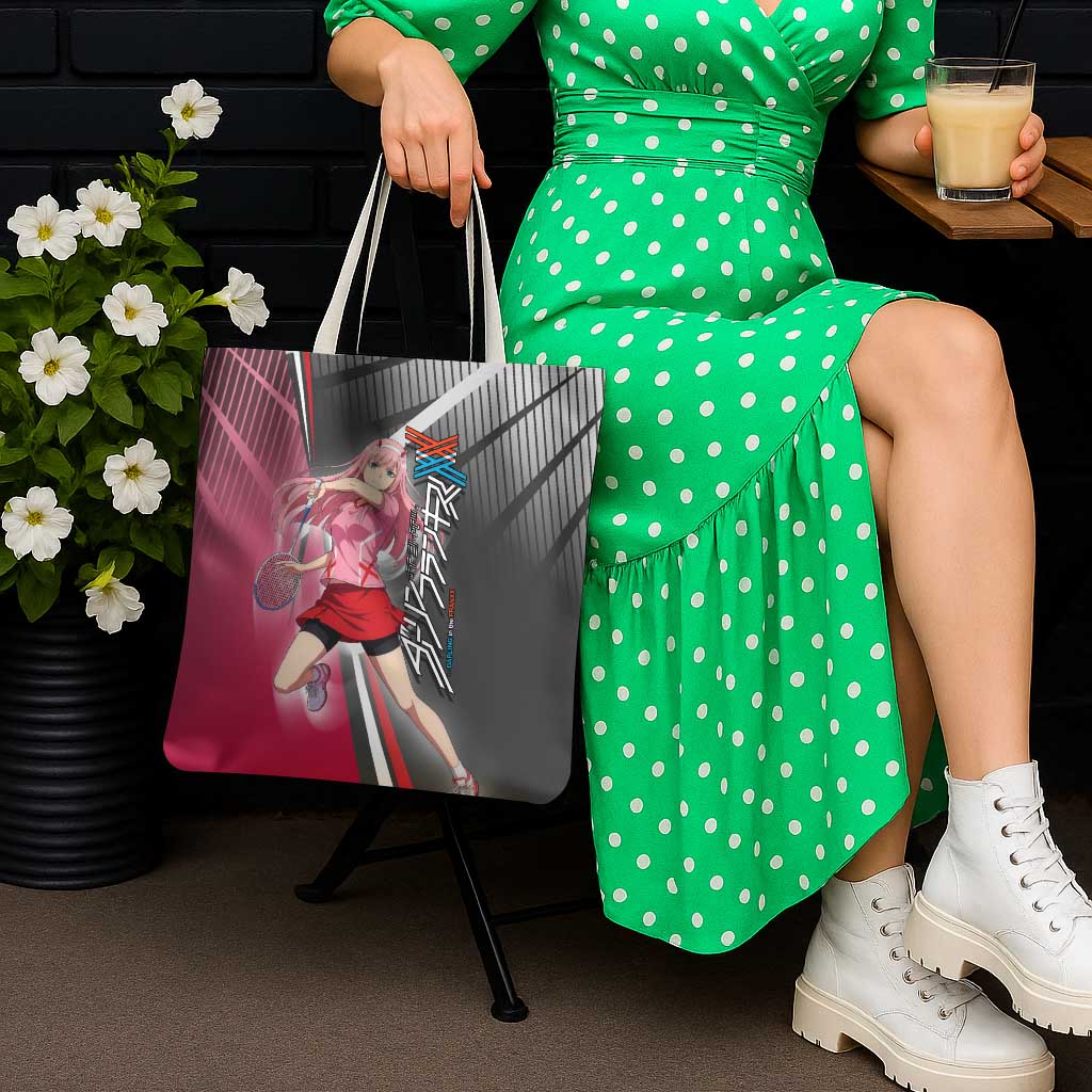Zero Two Tote Bag Sci-Fi Anime Sports Crossover Style