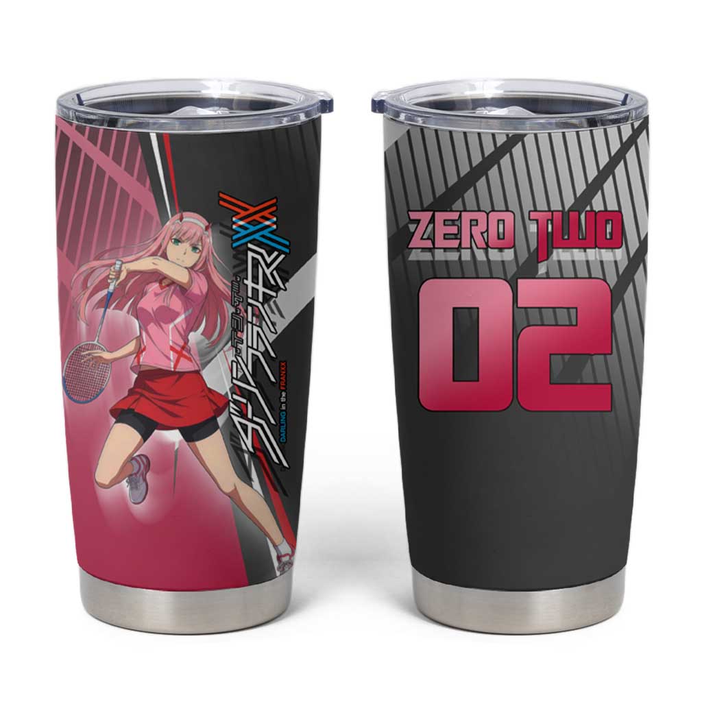 Zero Two Tumbler Cup Sci-Fi Anime Sports Crossover Style