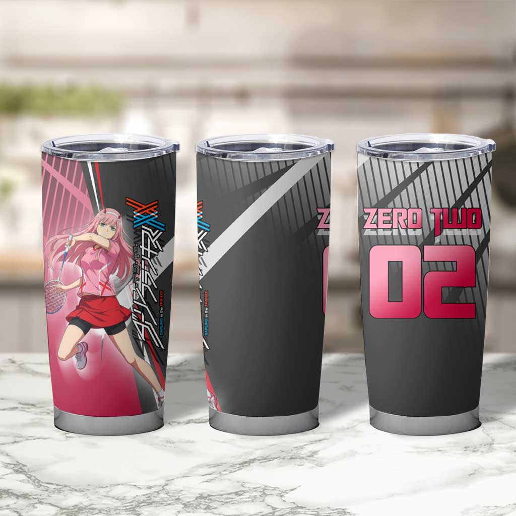 Zero Two Tumbler Cup Sci-Fi Anime Sports Crossover Style
