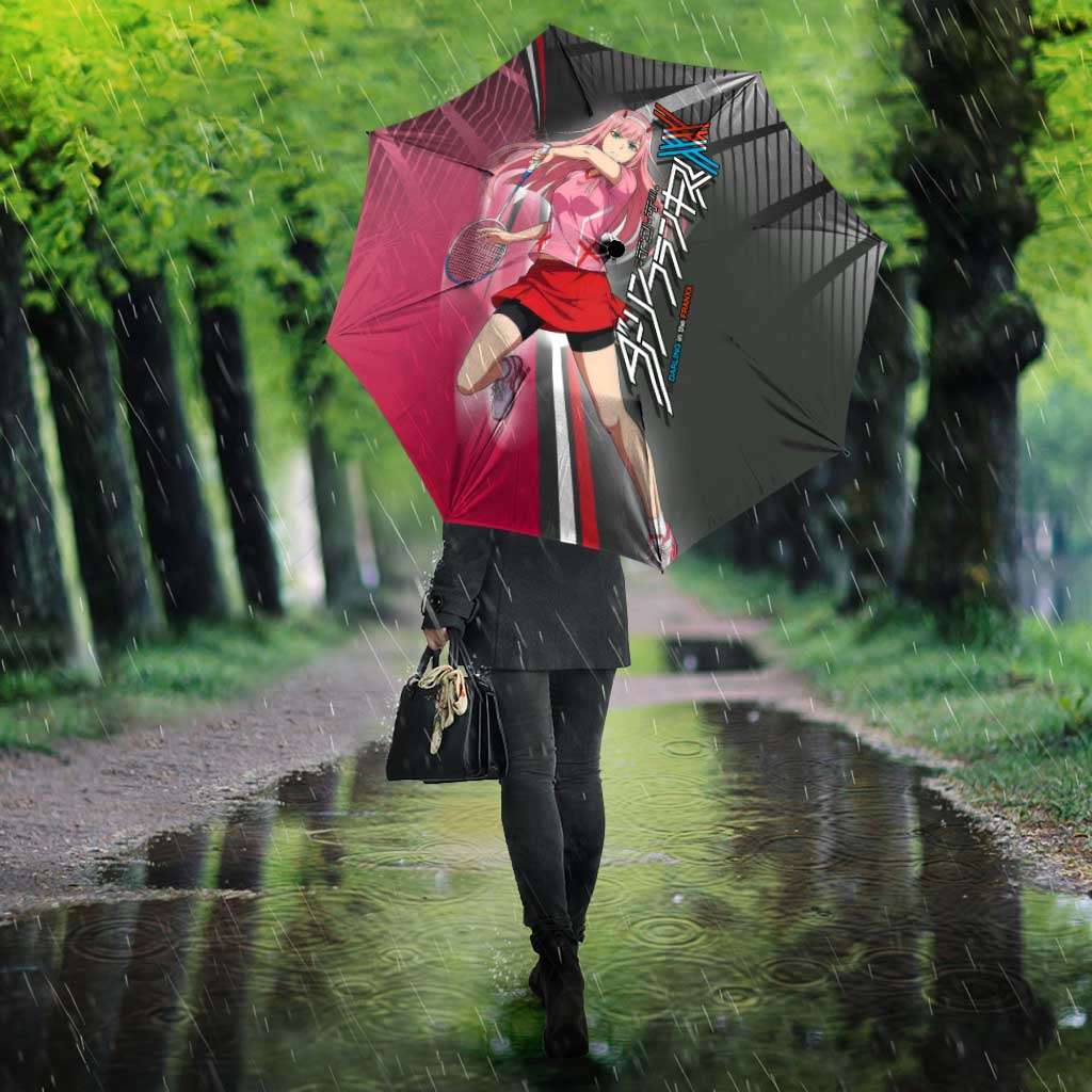 Zero Two Umbrella Sci-Fi Anime Sports Crossover Style