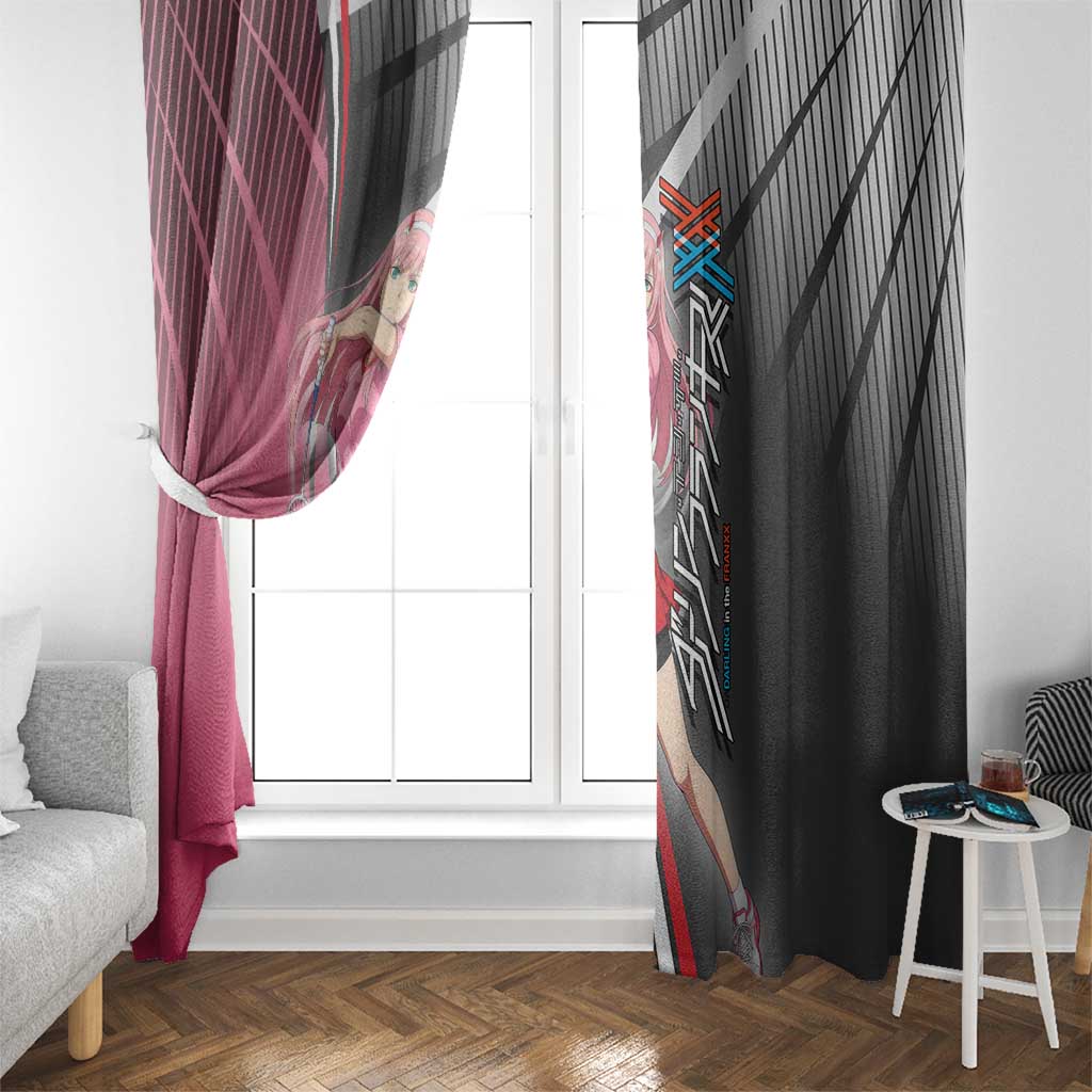 Zero Two Window Curtain Sci-Fi Anime Sports Crossover Style
